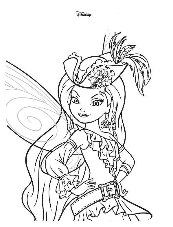 Tinkerbell en de piraten kleurplaten